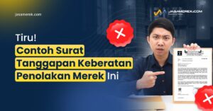 contoh surat tanggapan keberatan penolakan merek