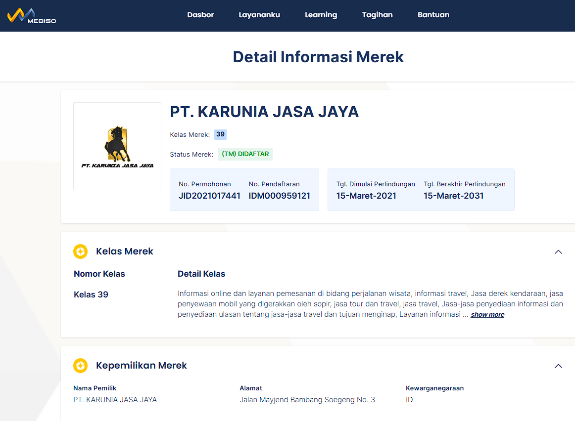 merek jasa karunia jasa jaya