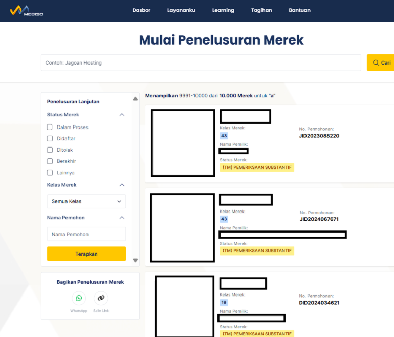 Cara Cek Status Pendaftaran Merek