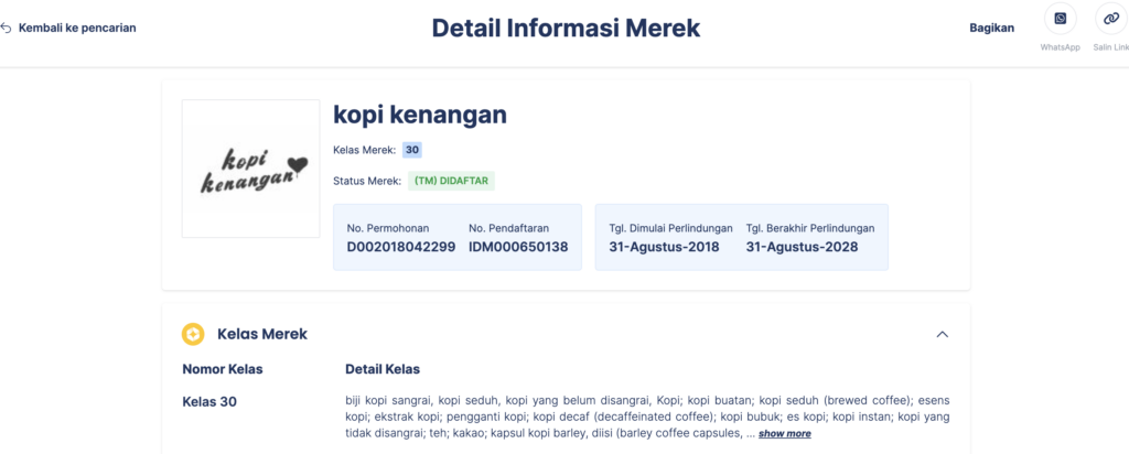 contoh merek kuliner