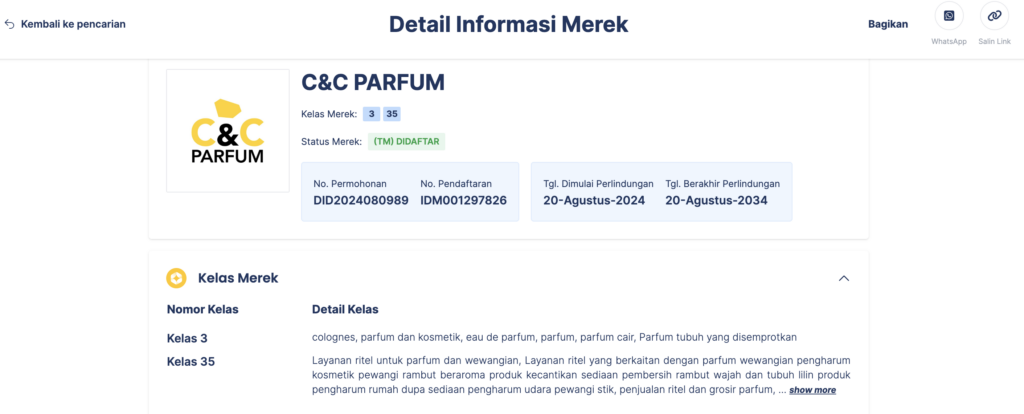 logo merek parfum terdaftar