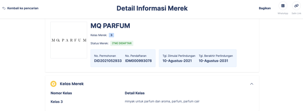 logo merek parfum terdaftar