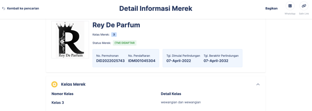 logo merek parfum terdaftar