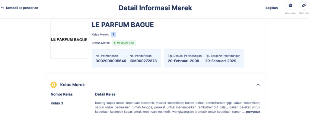 logo merek parfum terdaftar