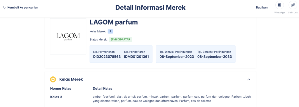 logo merek parfum terdaftar