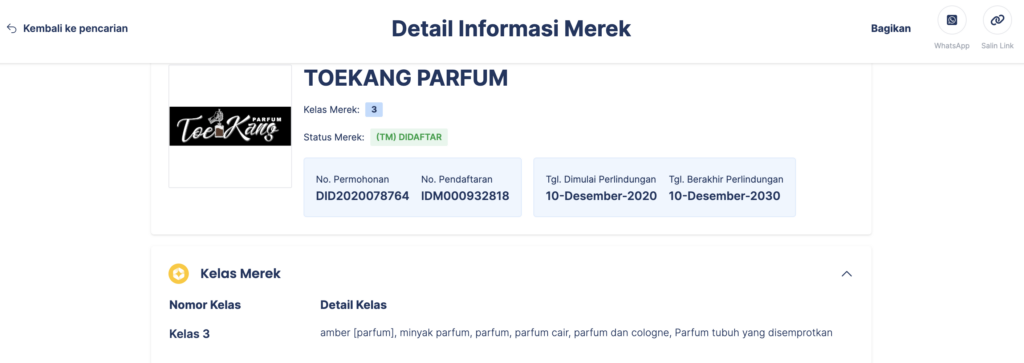 logo merek parfum terdaftar