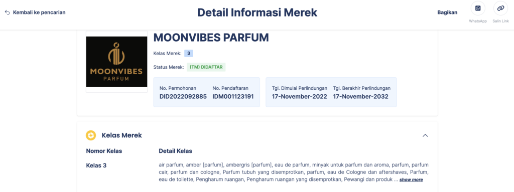 logo merek parfum terdaftar