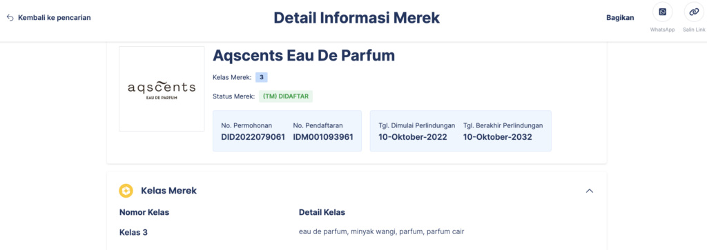 logo brand parfum terdaftar