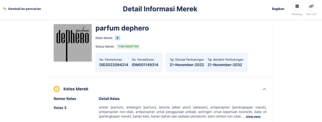logo brand parfum terdaftar