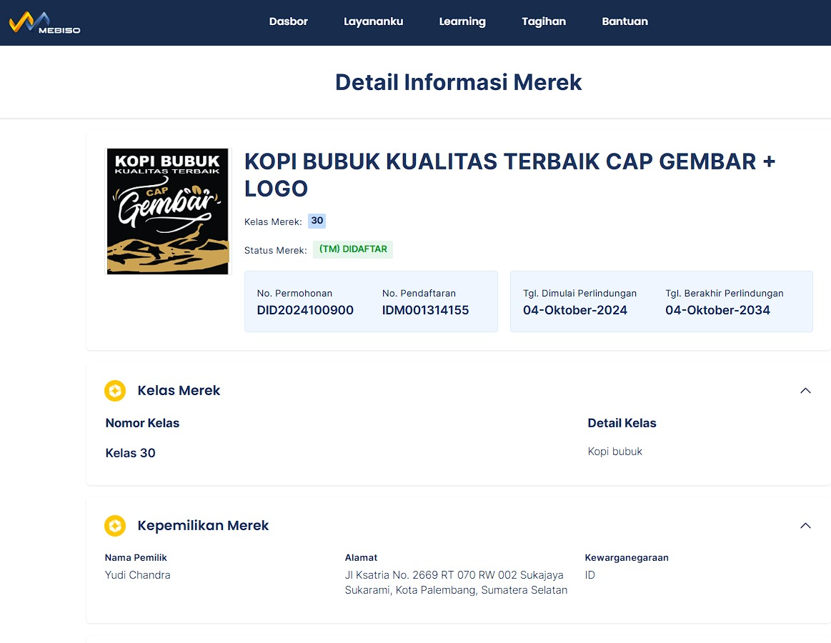 contoh merek gambar kopi
