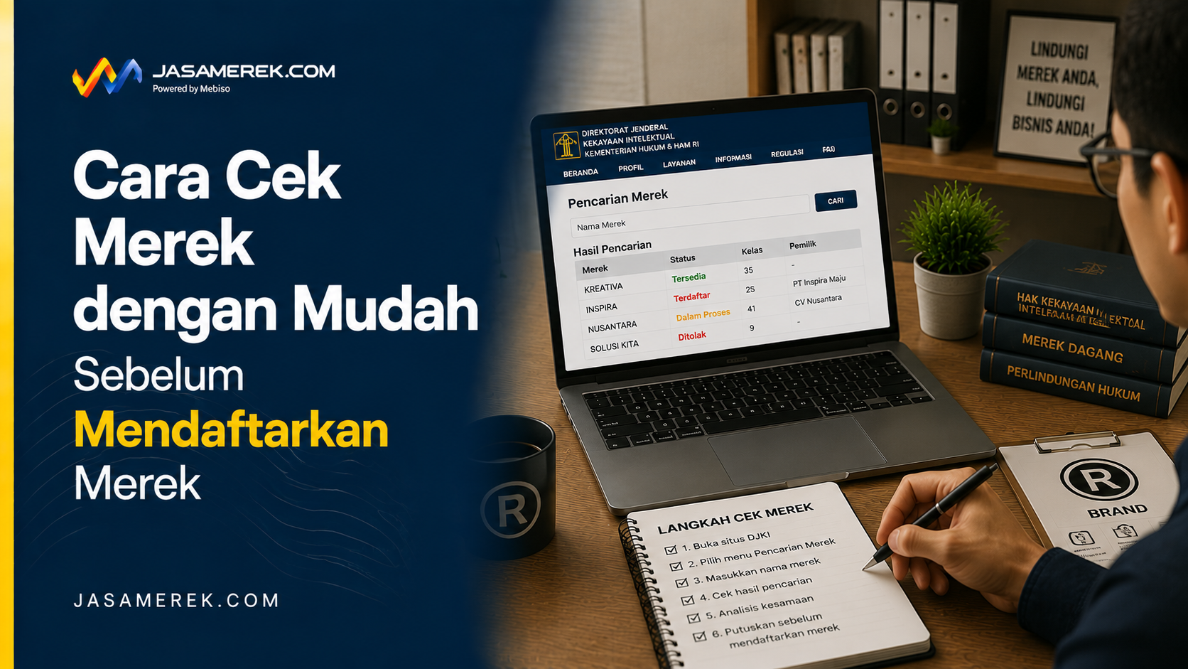 Cara Cek Merek dengan Mudah Sebelum Mendaftarkan Merek