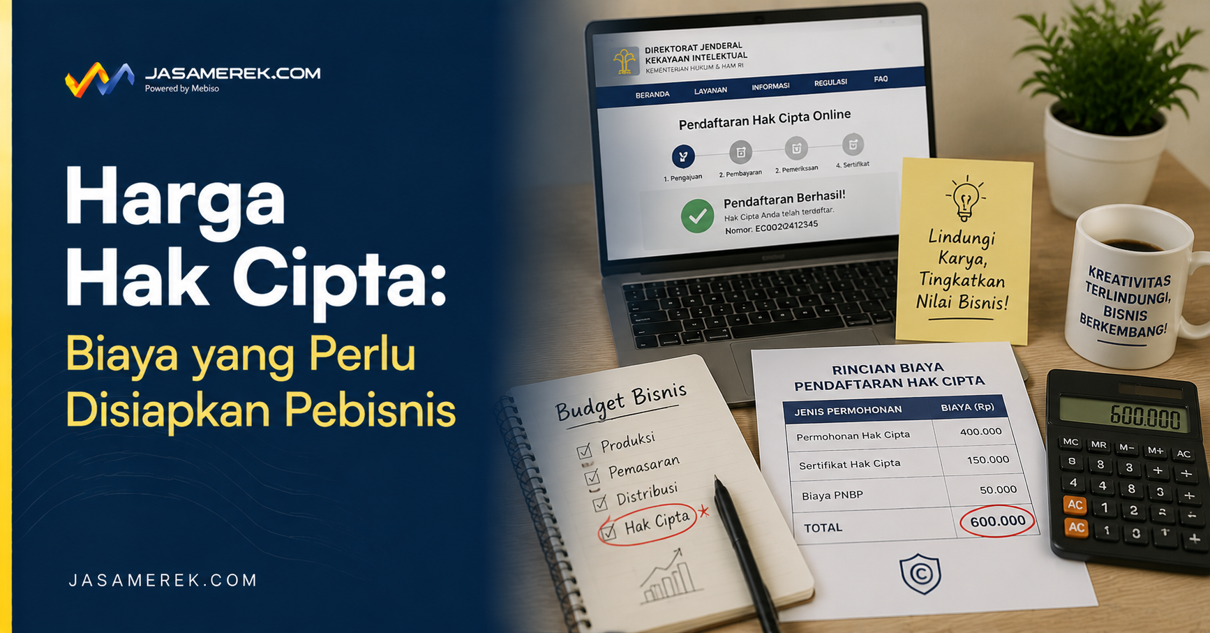 Harga Hak Cipta: Biaya yang Perlu Disiapkan Pebisnis