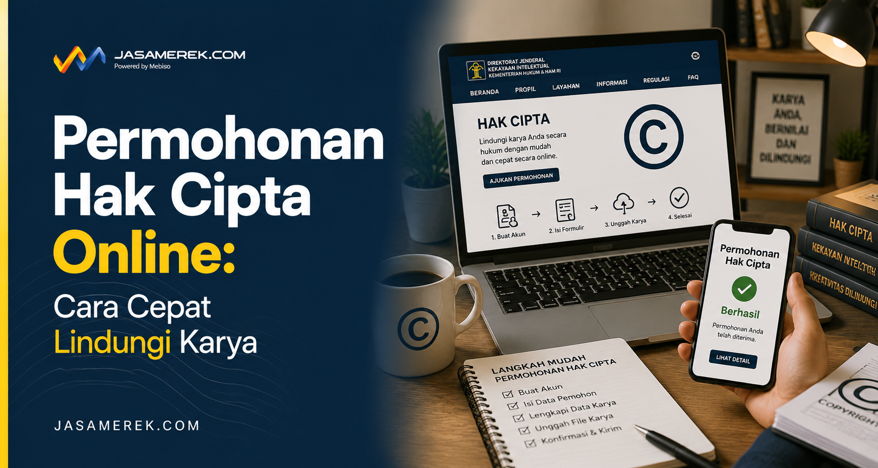 Permohonan Hak Cipta Online: Cara Cepat Lindungi Karya