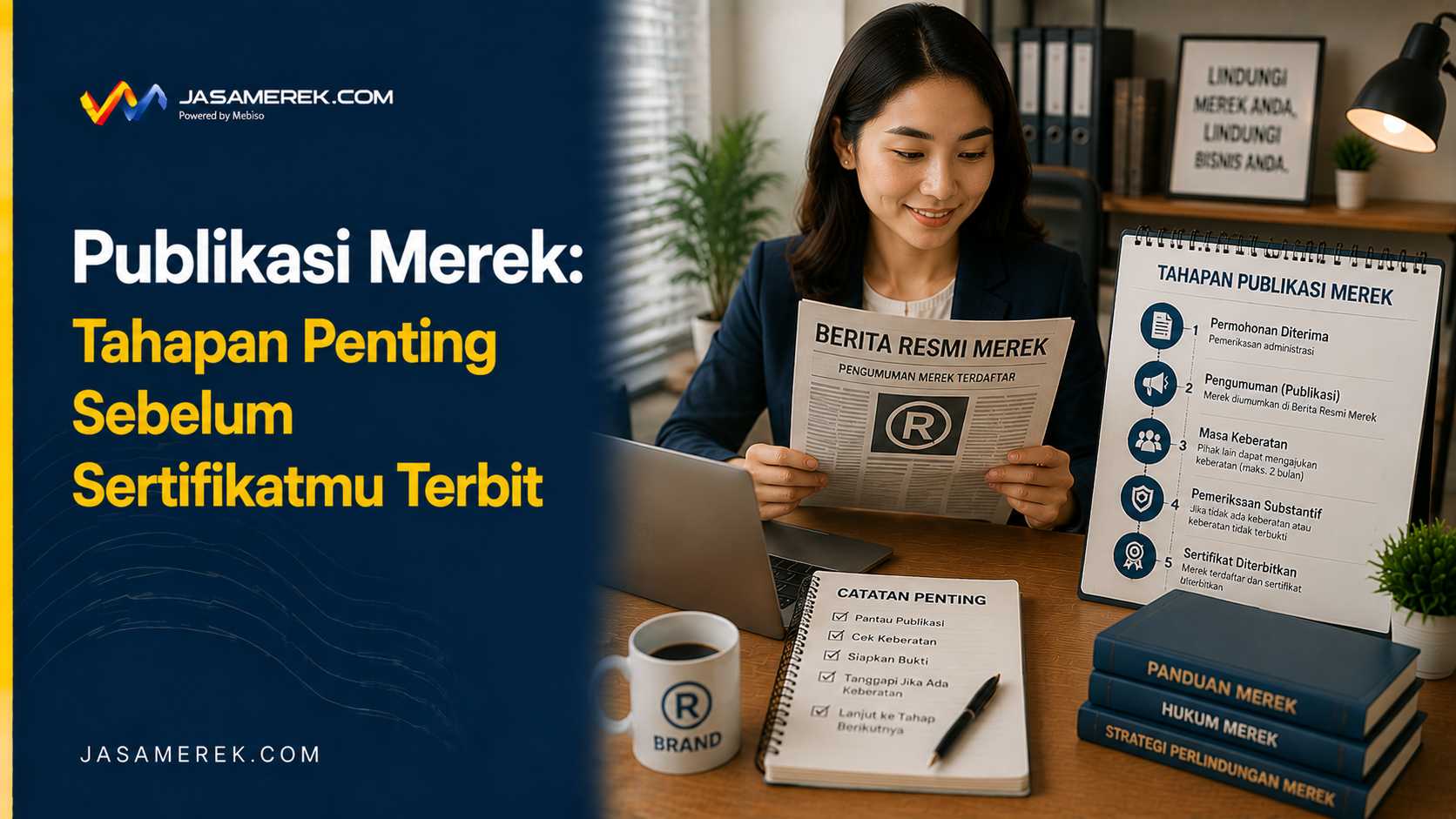Publikasi Merek: Tahapan Penting Sebelum Sertifikatmu Terbit
