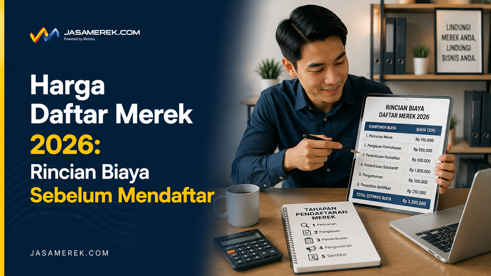 Harga Daftar Merek 2026: Rincian Biaya Sebelum Mendaftar 