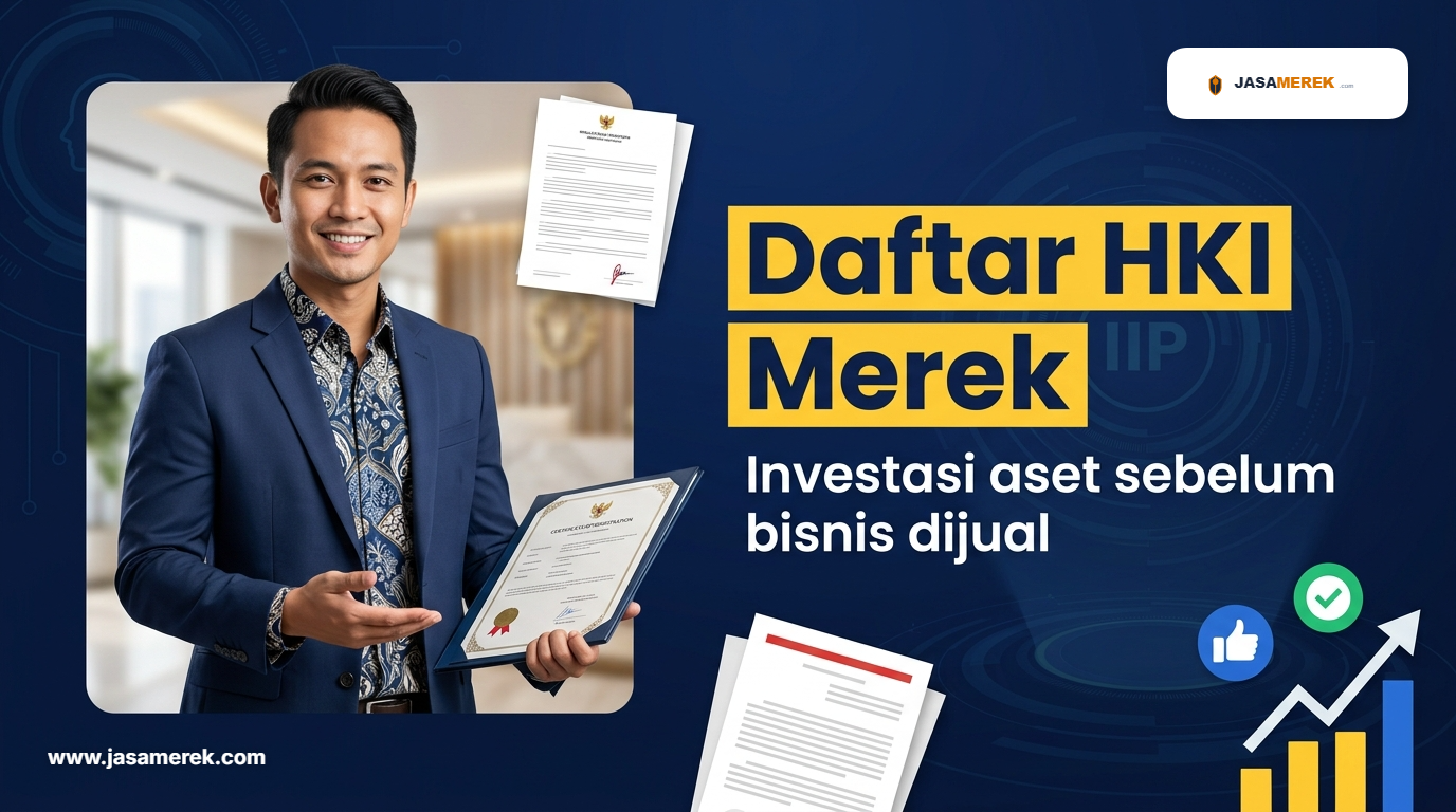 Daftar HKI Merek: Investasi Aset Sebelum Bisnis Dijual