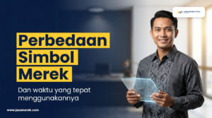 perbedaan simbol merek